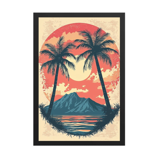 Hawaii Sunset – Retro Tropical