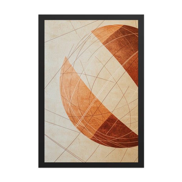Orbit Lines – Minimalist Geometric Globe