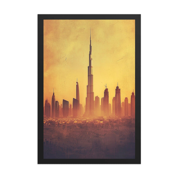 Dubai Horizon – Minimalist Skyline