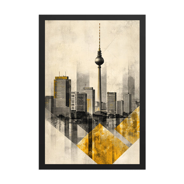 Berlin Geometry – Vintage Skyline