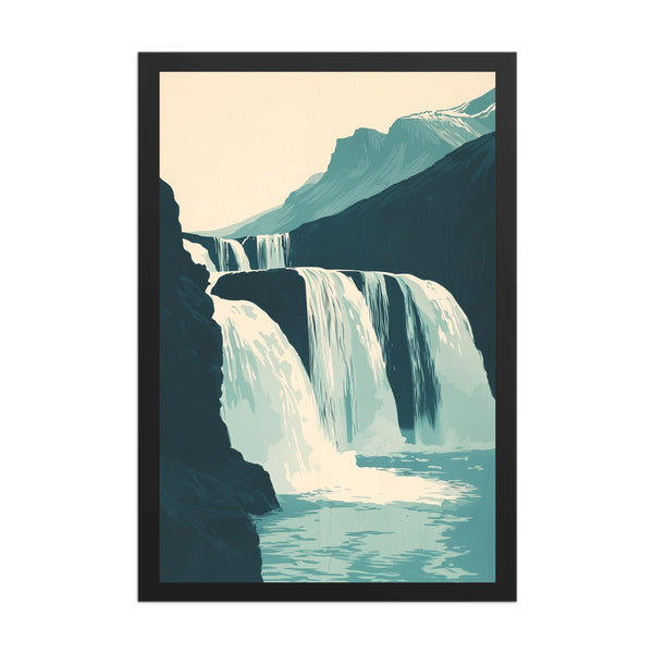 Iceland Falls – Minimalist 1970s