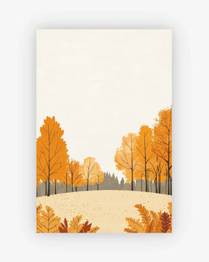 Autumn Field Poster Nomad Haus