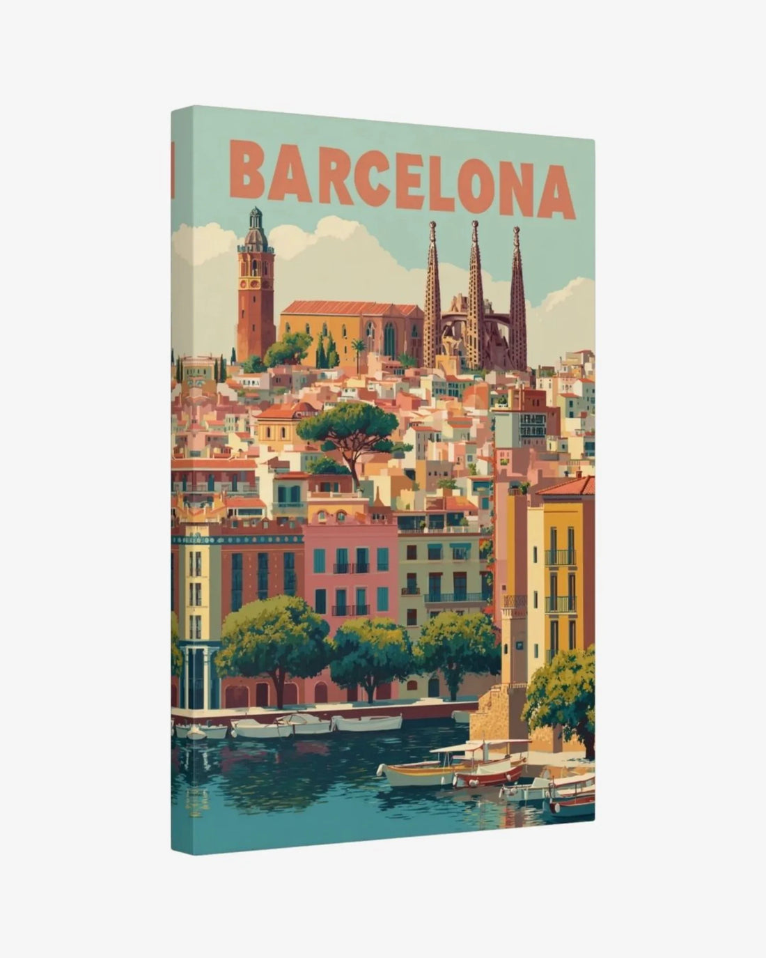 Barcelona, Spain Canvas Nomad Haus