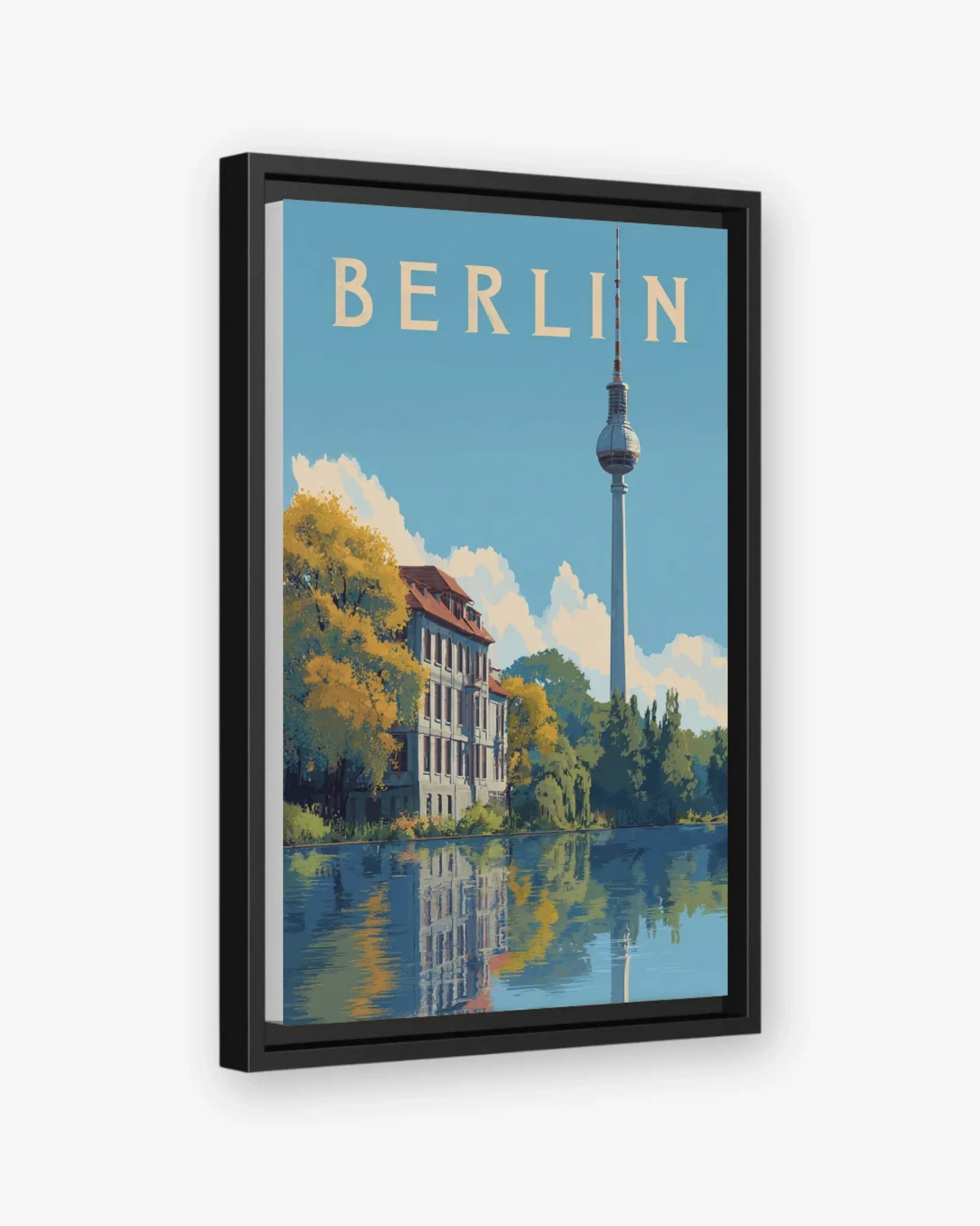 Berlin, Germany Canvas Black Frame Nomad Haus