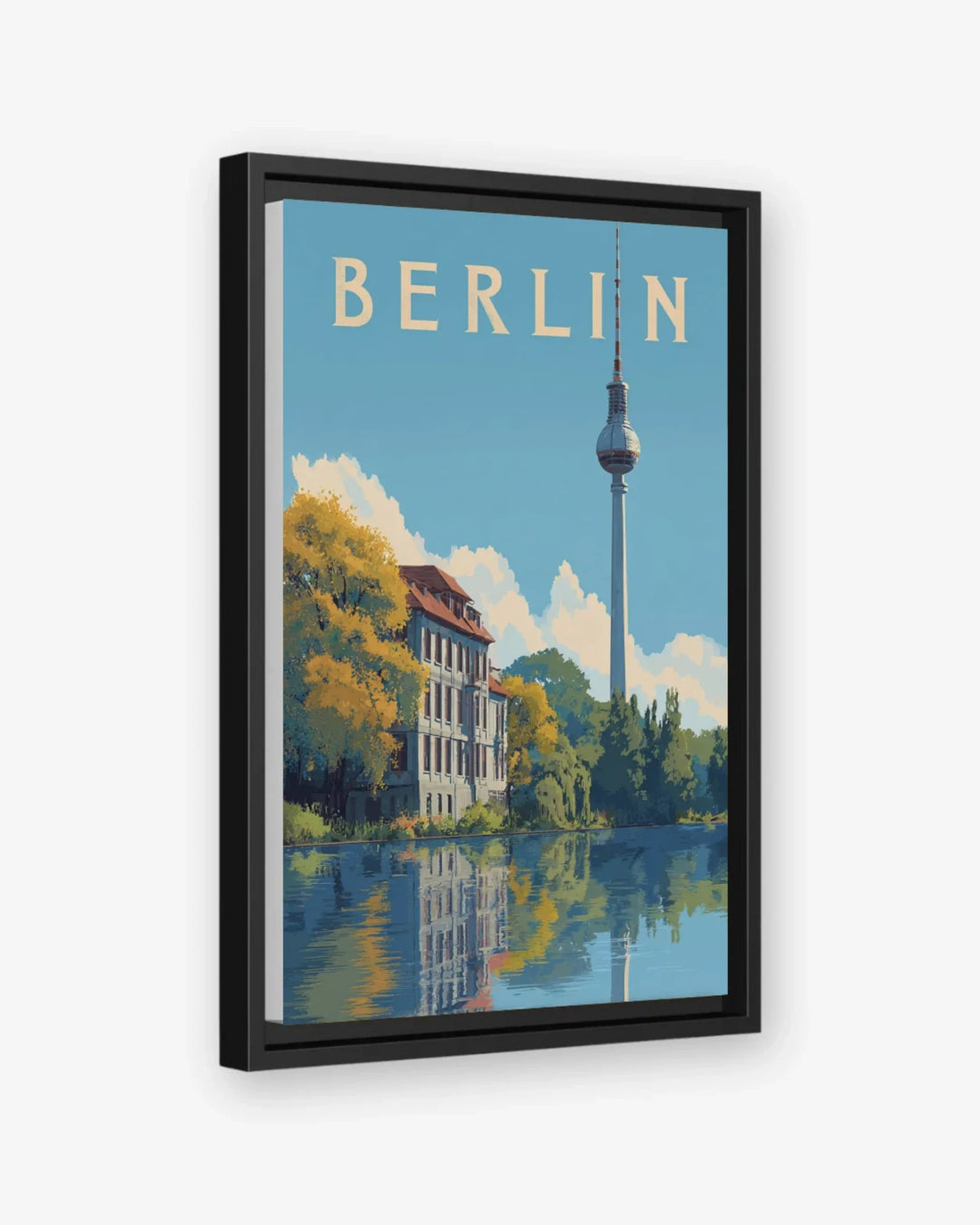 Berlin, Germany Canvas Black Frame Nomad Haus