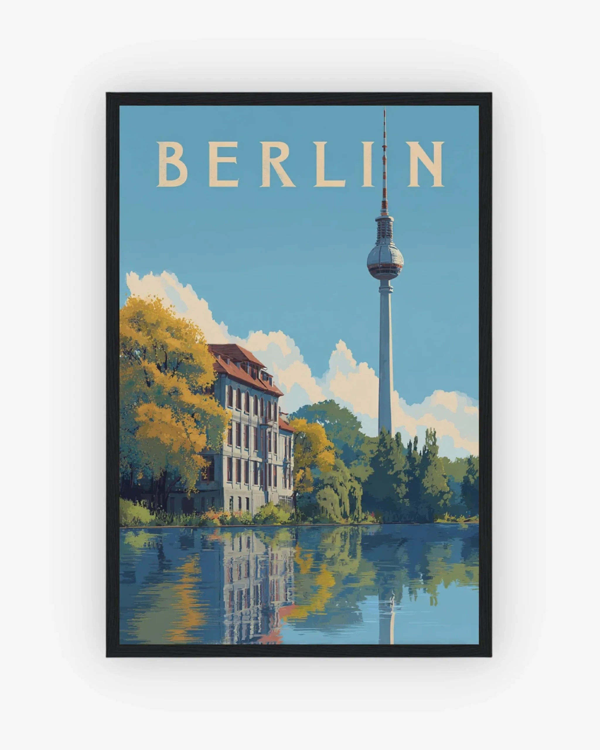 Berlin, Germany Poster Black Frame Nomad Haus