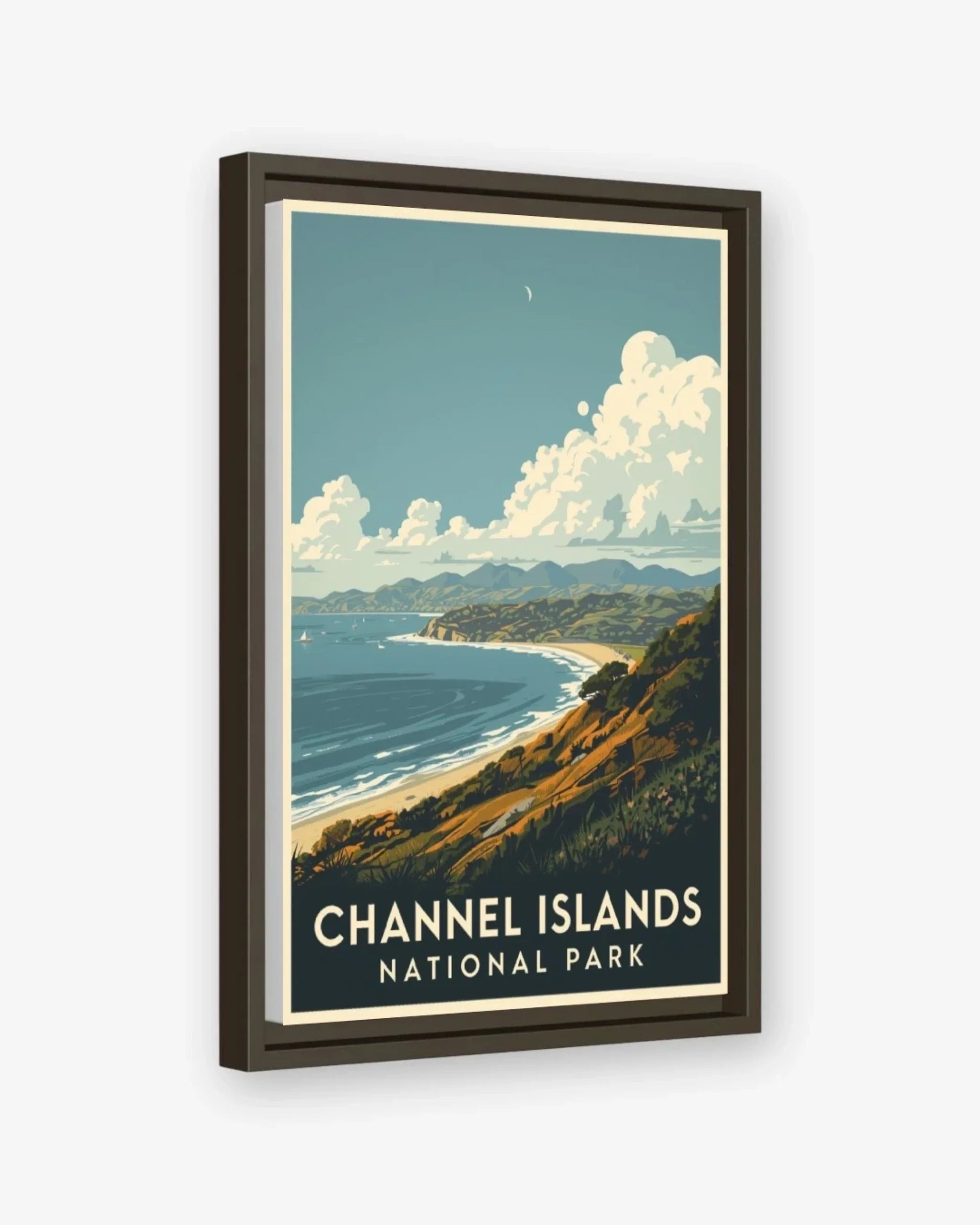 Channel Islands National Park, USA Canva Espresso Frame Nomad Haus