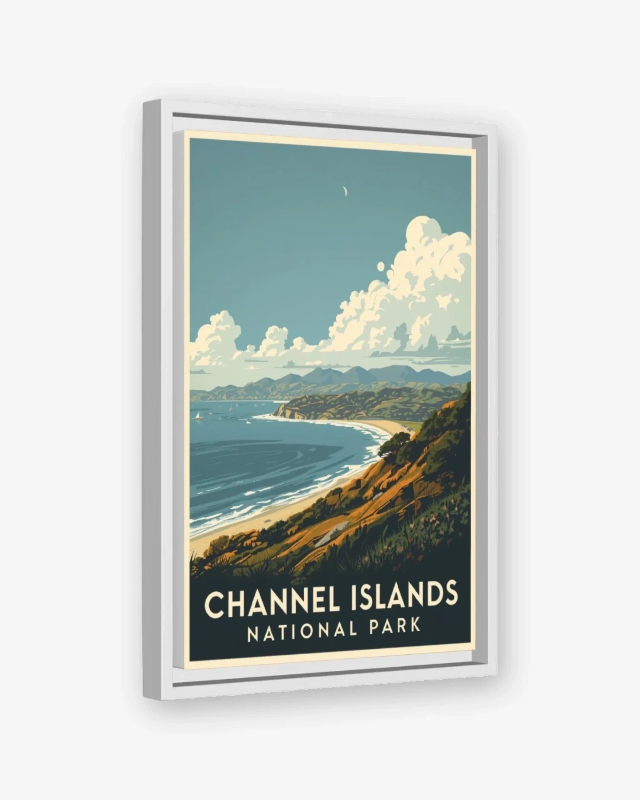 Channel Islands National Park, USA Canvas White Frame Nomad Haus