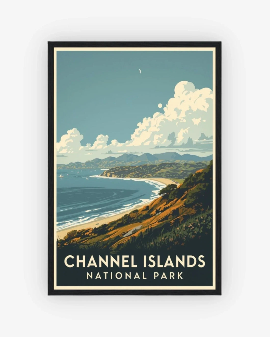 Channel Islands National Park, USA Poster Black Frame Nomad Haus