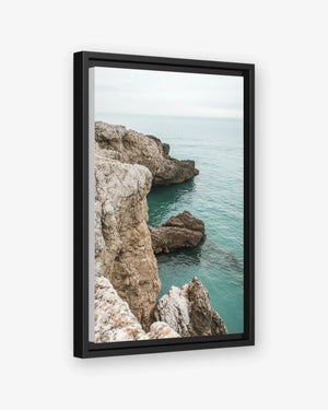Coastal Calm Canvas Black Frame Nomad Haus
