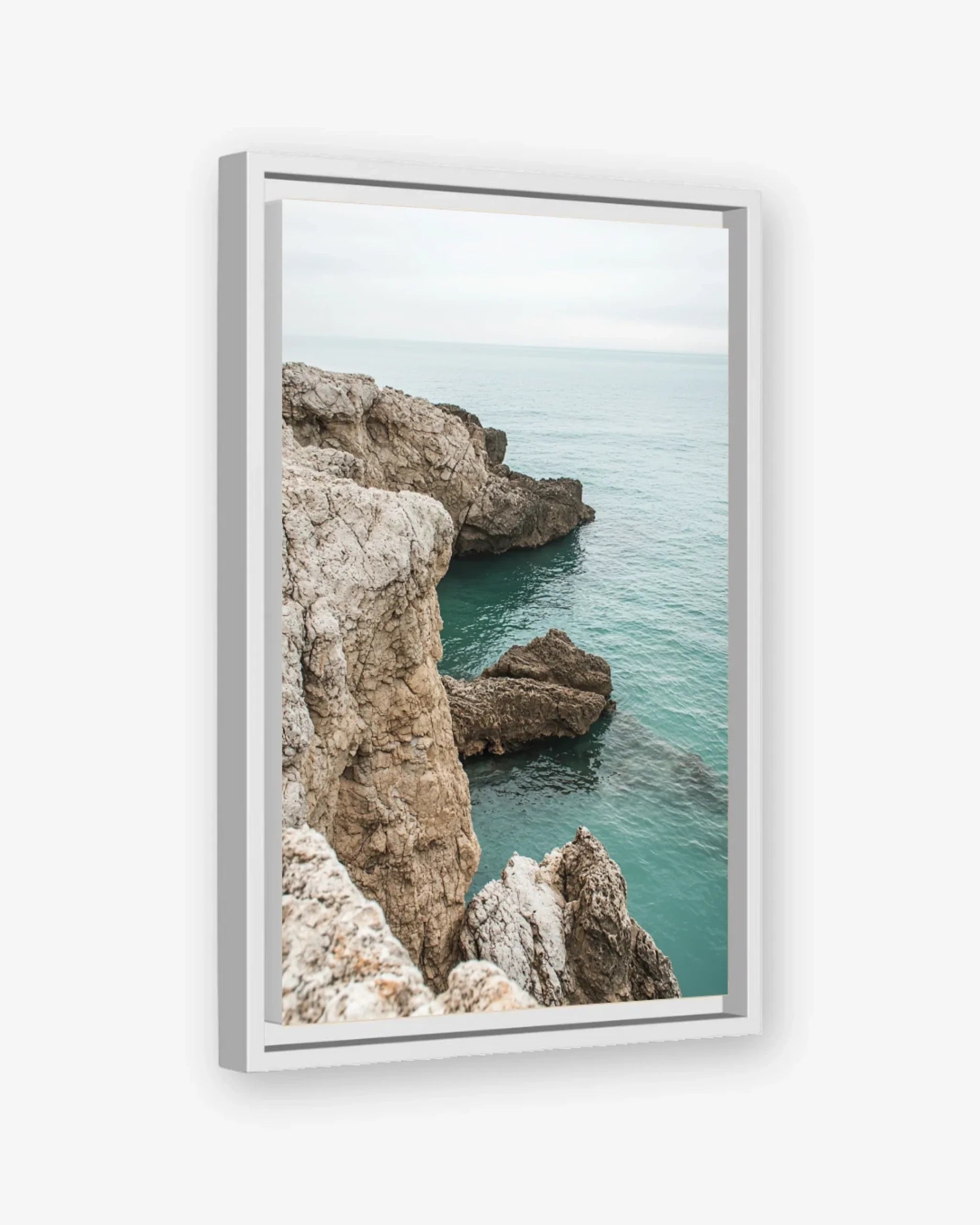 Coastal Calm Canvas White Frame Nomad Haus