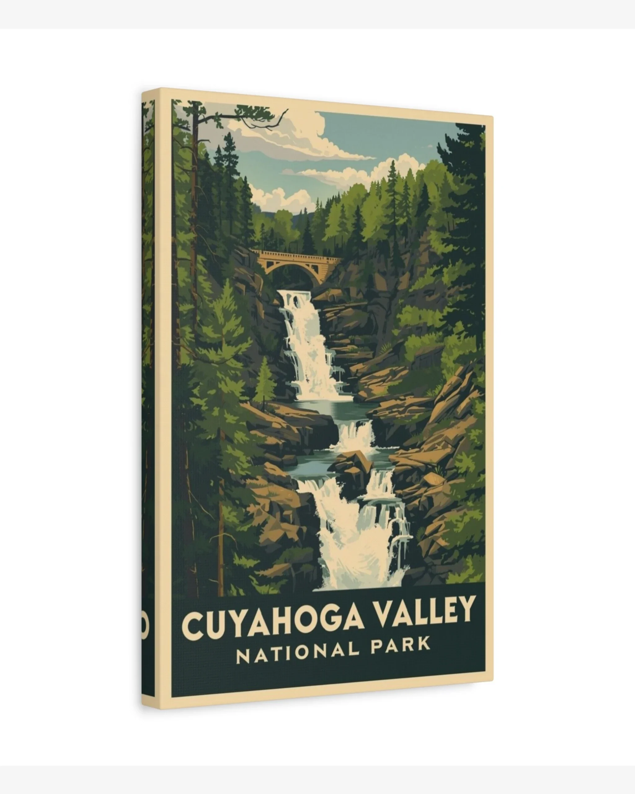 Coyahoga Valley National Park, USA Canvas Nomad Haus