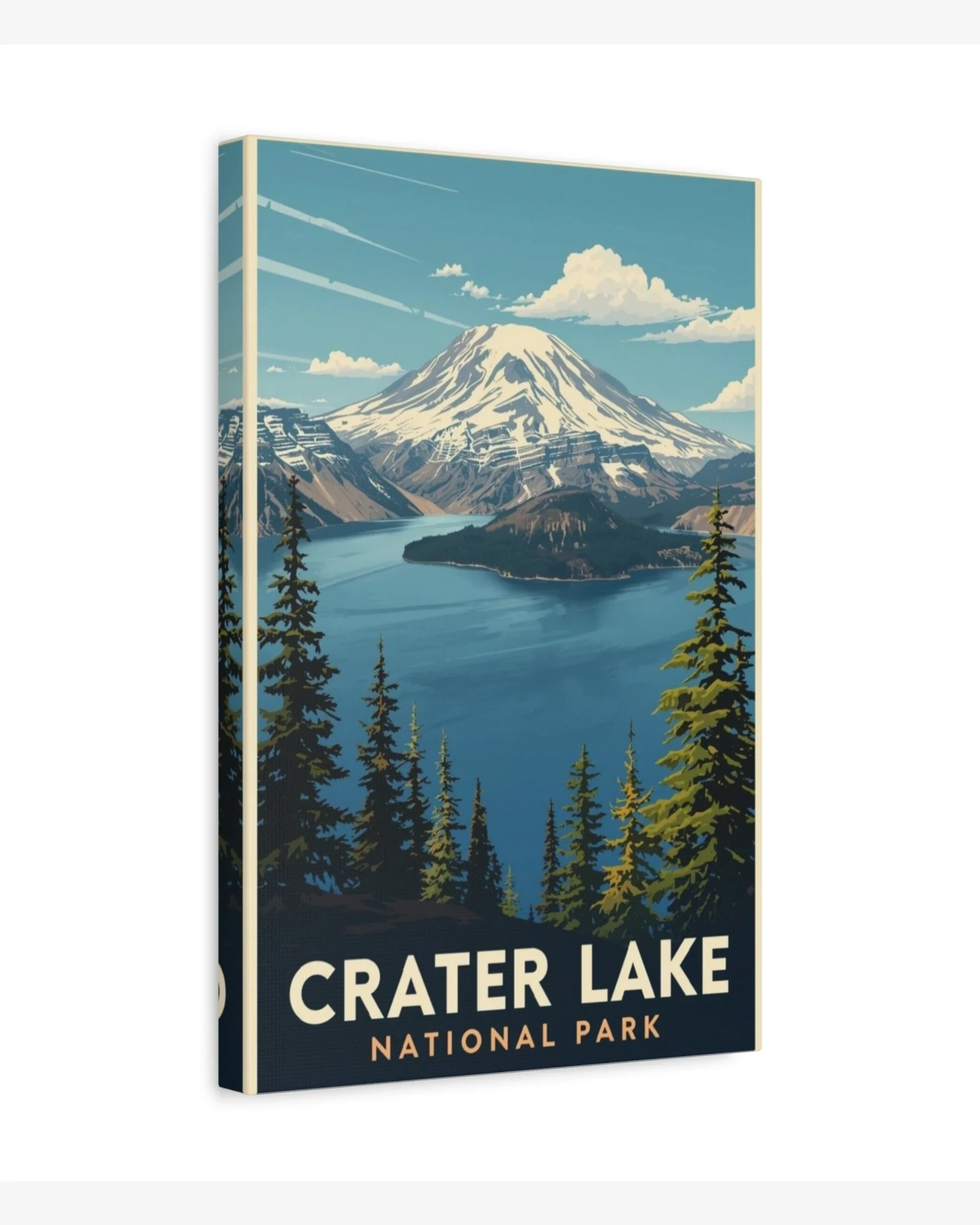 Crater Lake National Park, USA Canvas Nomad Haus