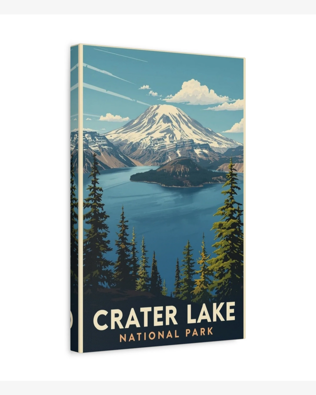 Crater Lake National Park, USA Canvas Nomad Haus