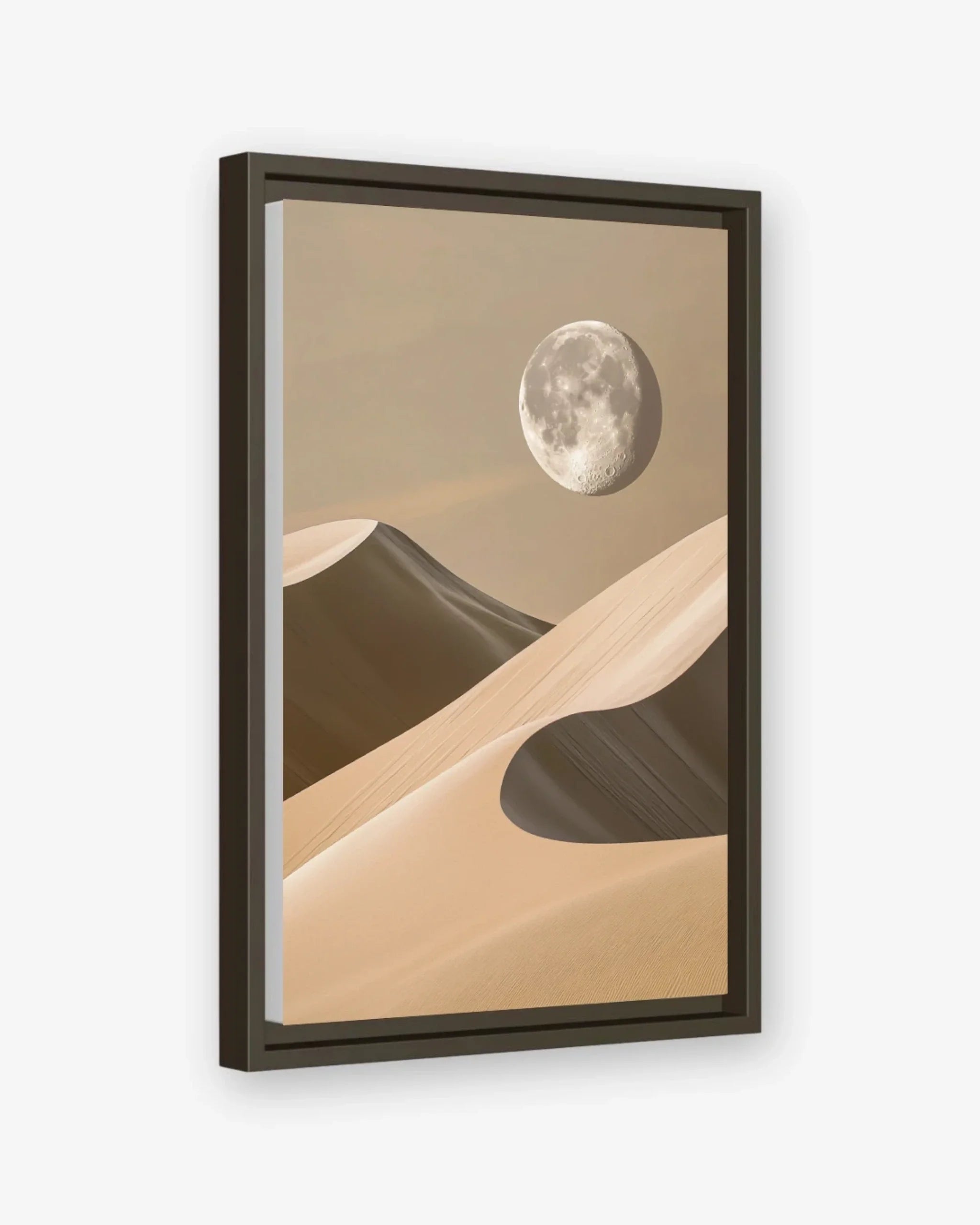 Desert Moon Canvas Espresso Frame Nomad Haus