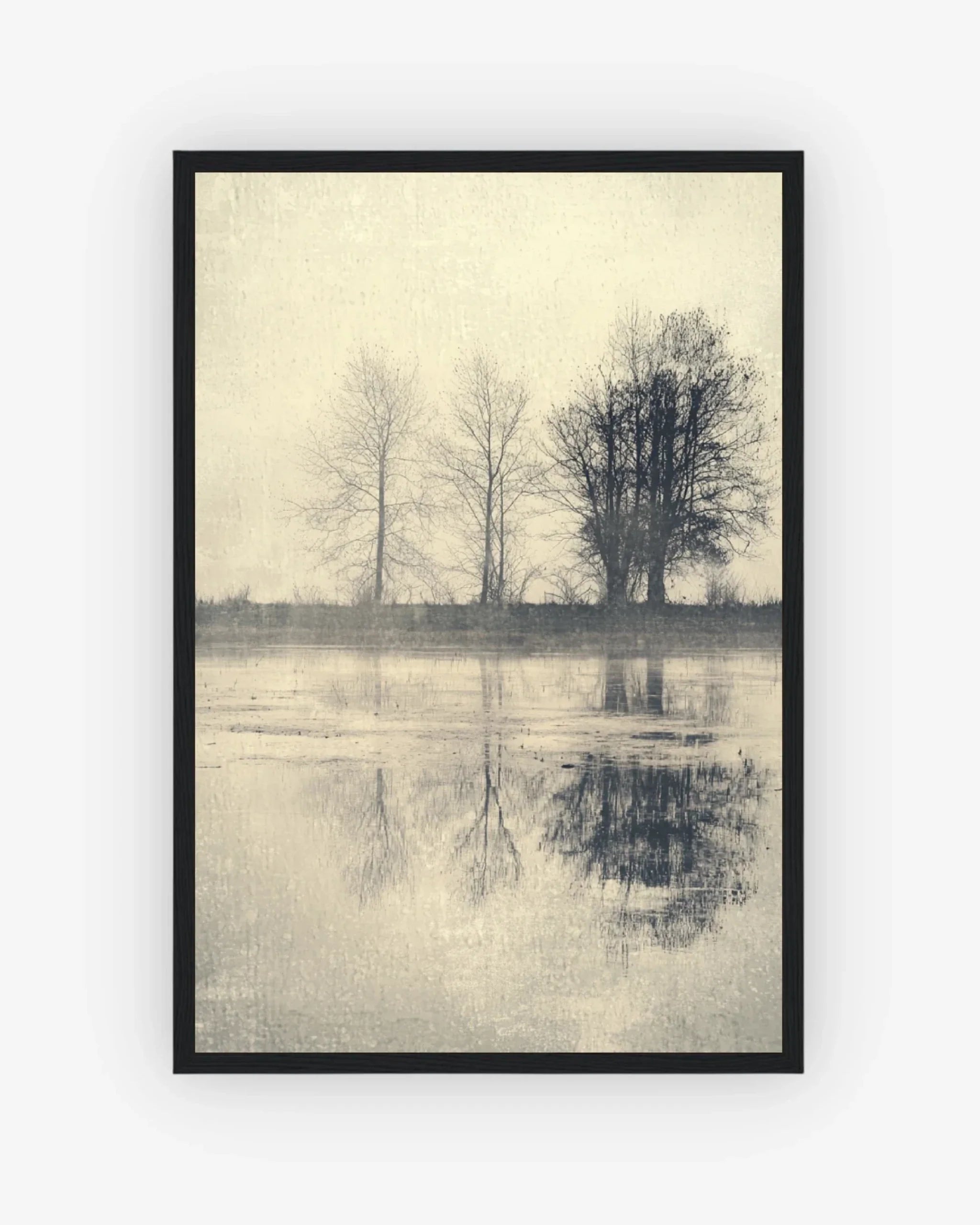 Echo of Rain Poster Black Frame Nomad Haus