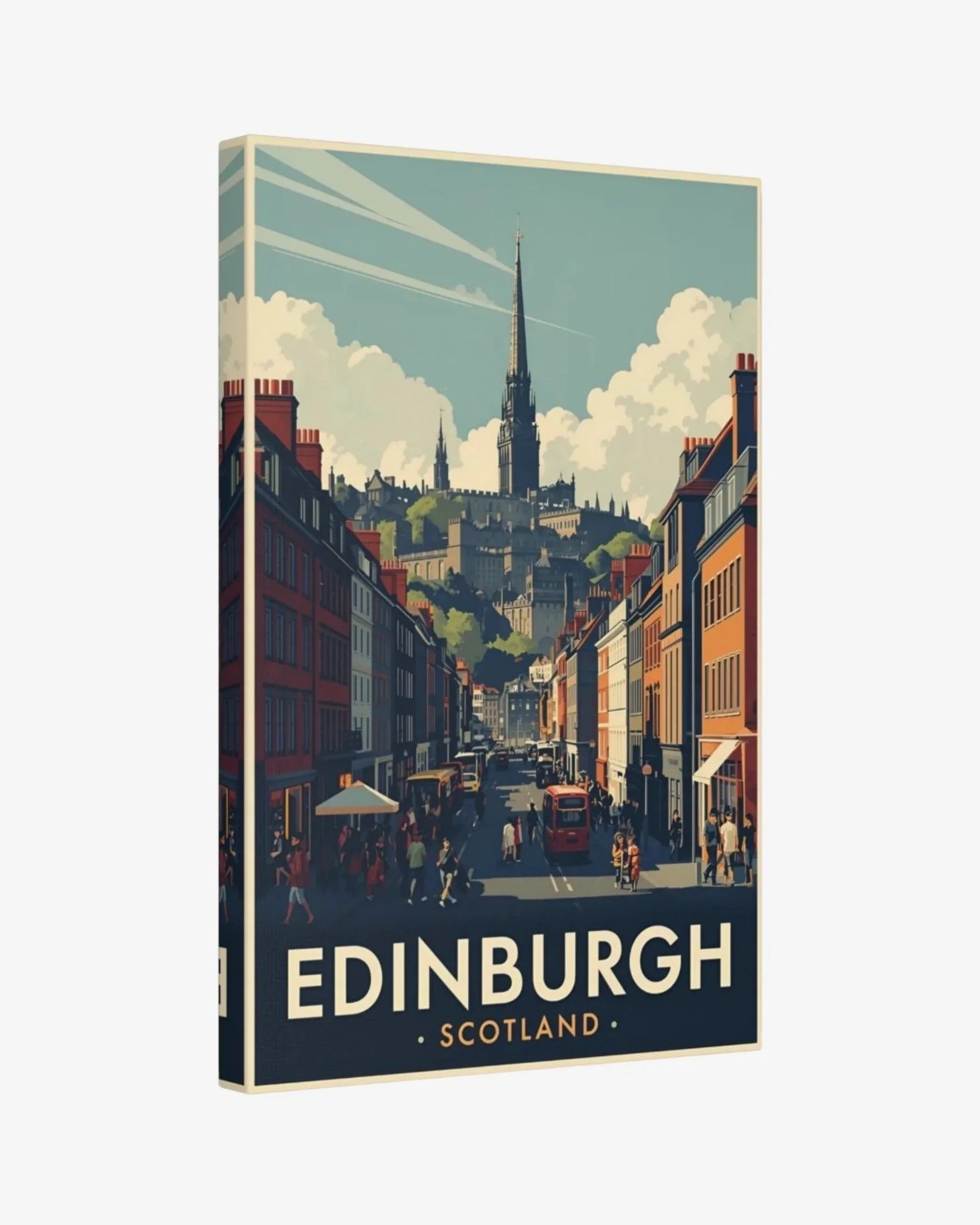 Edinburgh Royal Mile, Scotland Canvas Nomad Haus