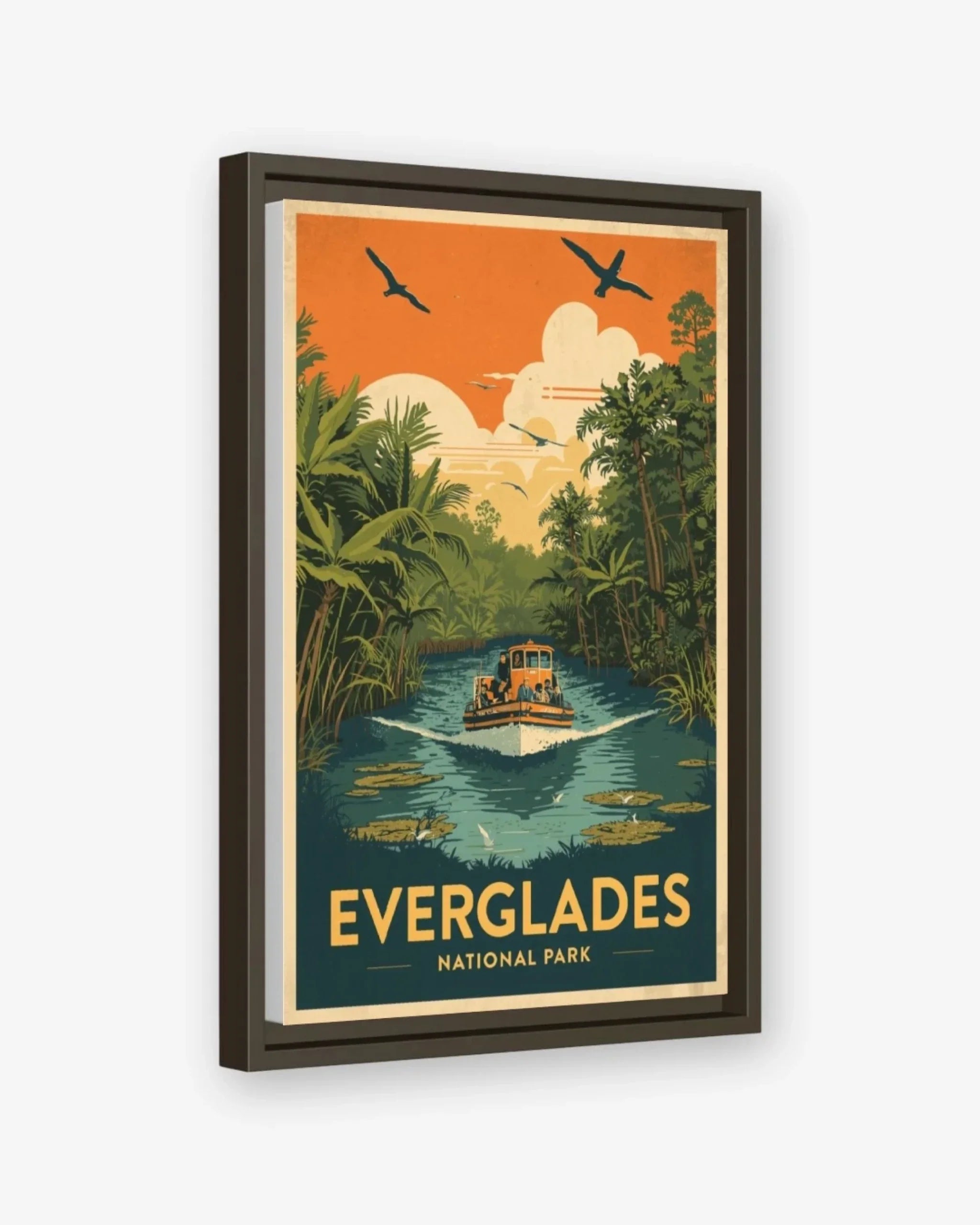 Everglades National Park, USA Canva Espresso Frame Nomad Haus