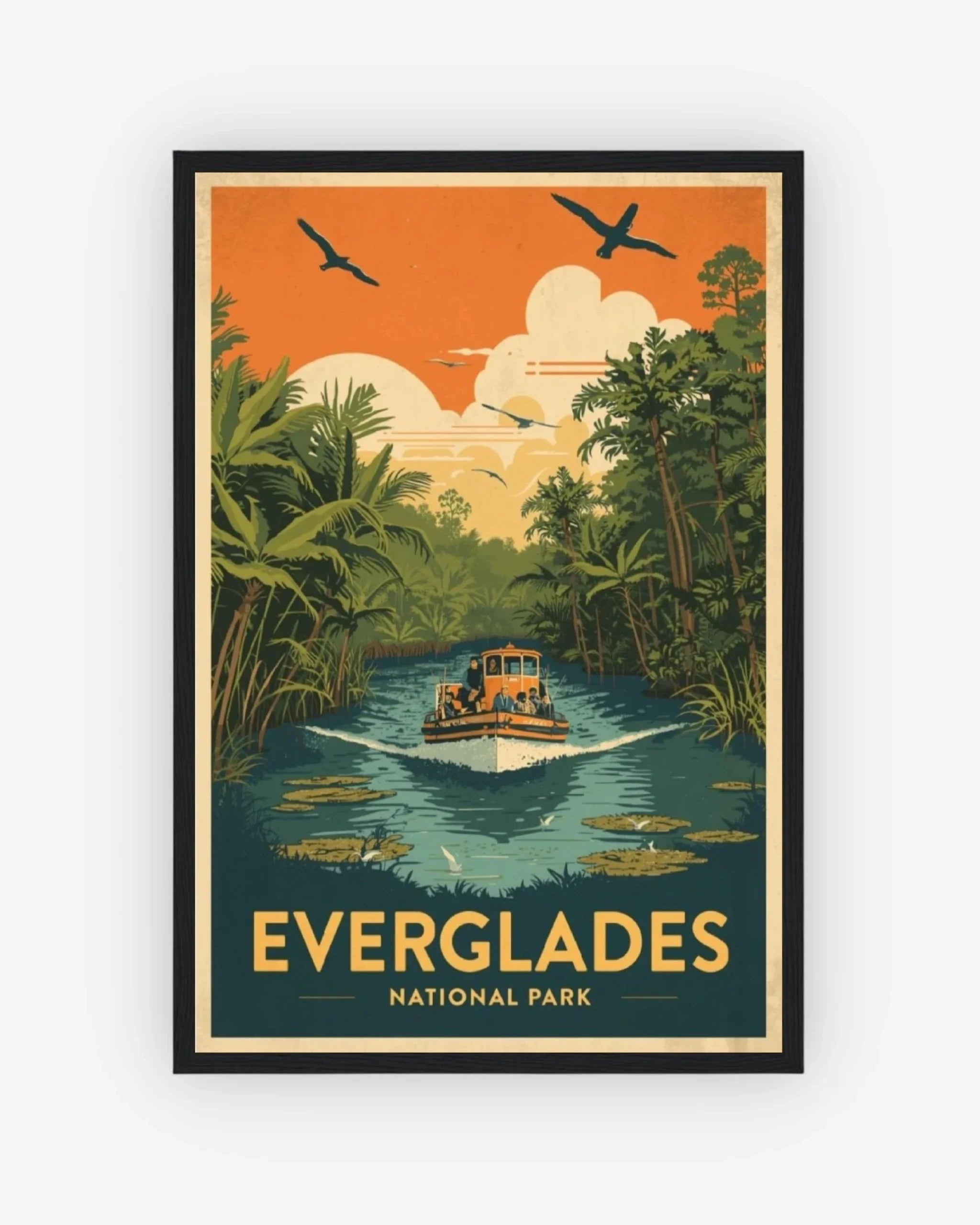 Everglades National Park, USA Poster Black Frame Nomad Haus