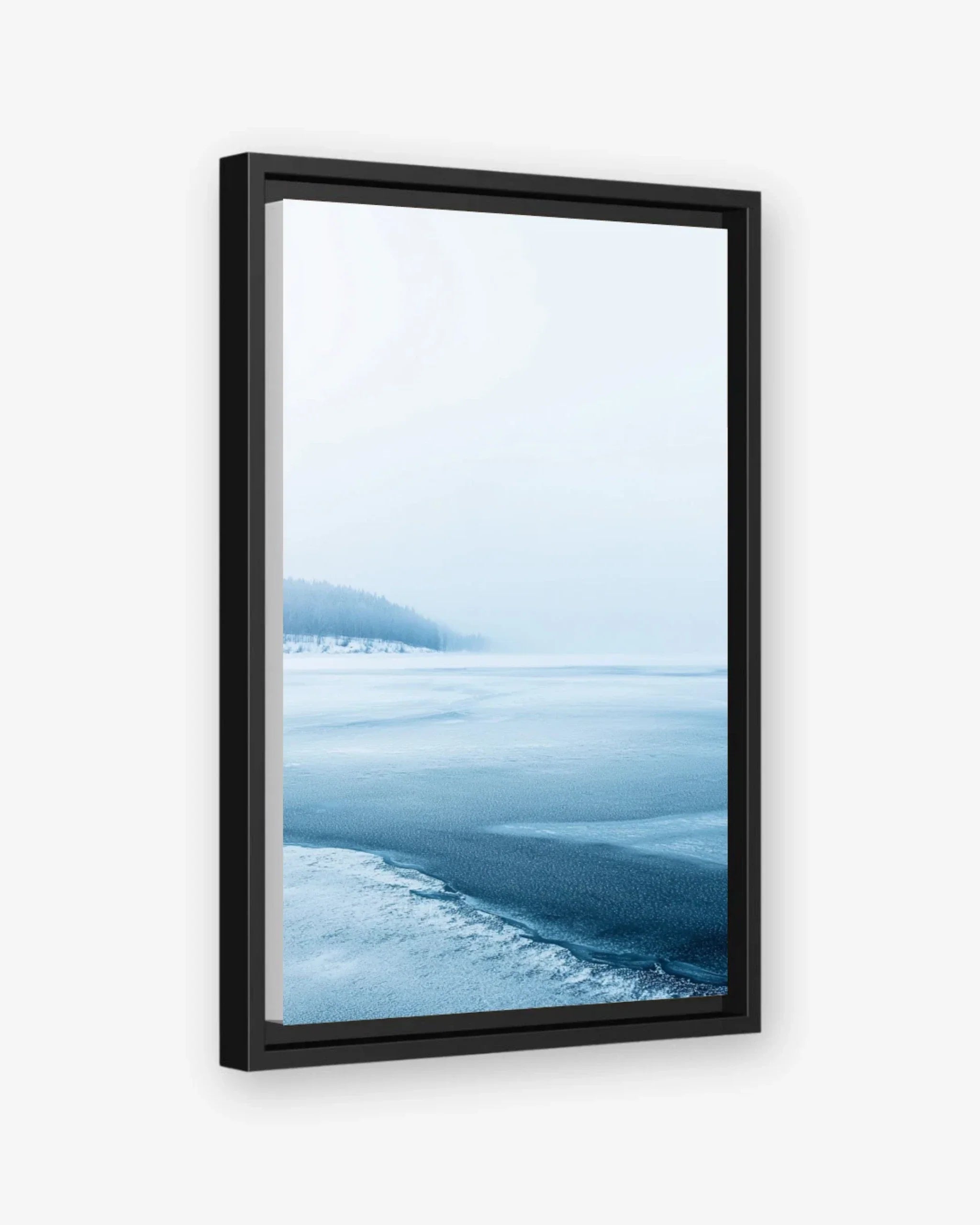 Frozen Silence Canvas Black Frame Nomad Haus