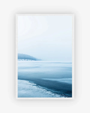 Frozen Silence Poster White Frame Nomad Haus