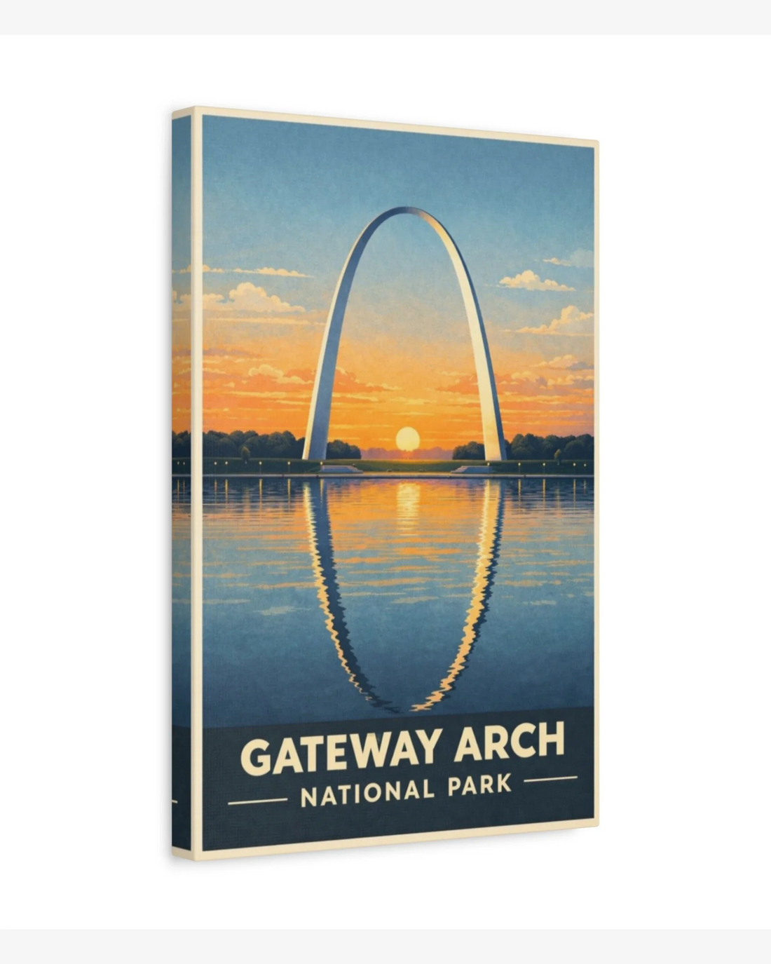 Gateway Arch National Park, USA Canvas Nomad Haus