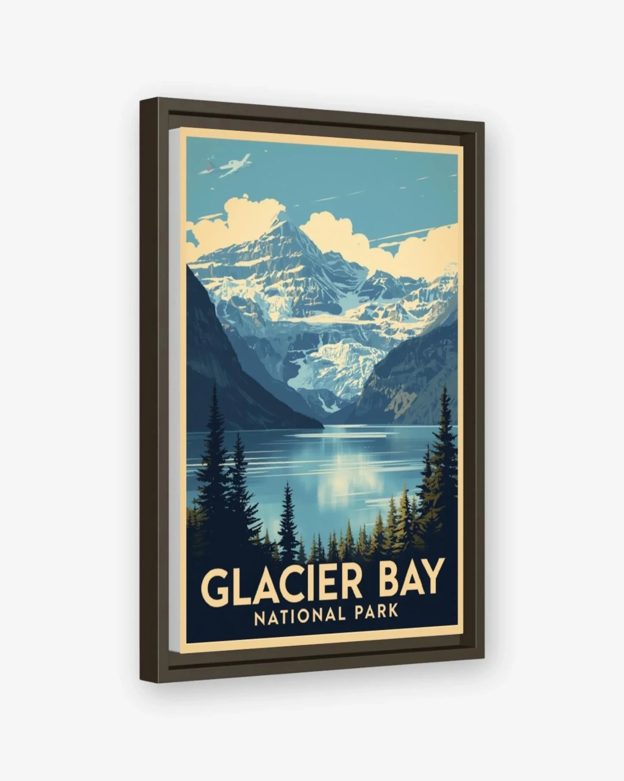 Glacier Bay National Park, USA Canva Espresso Frame Nomad Haus