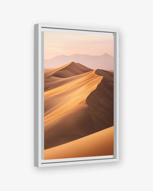 Golden Dune Canvas White Frame Nomad Haus