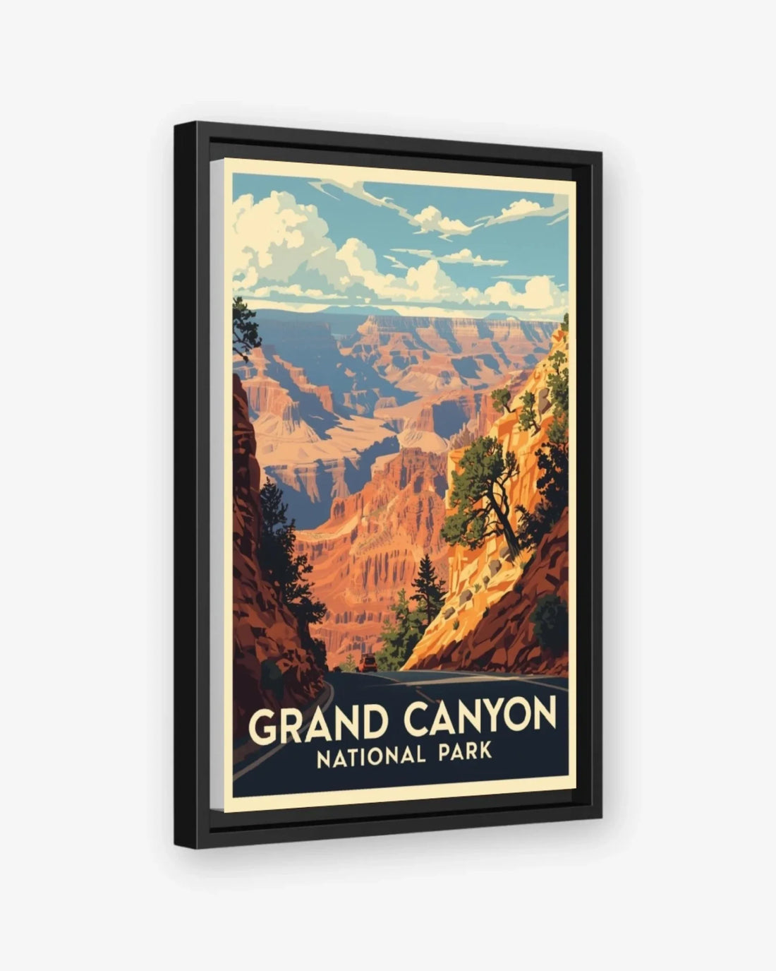 Grand Canyon National Park, USA Canvas Black Frame Nomad Haus