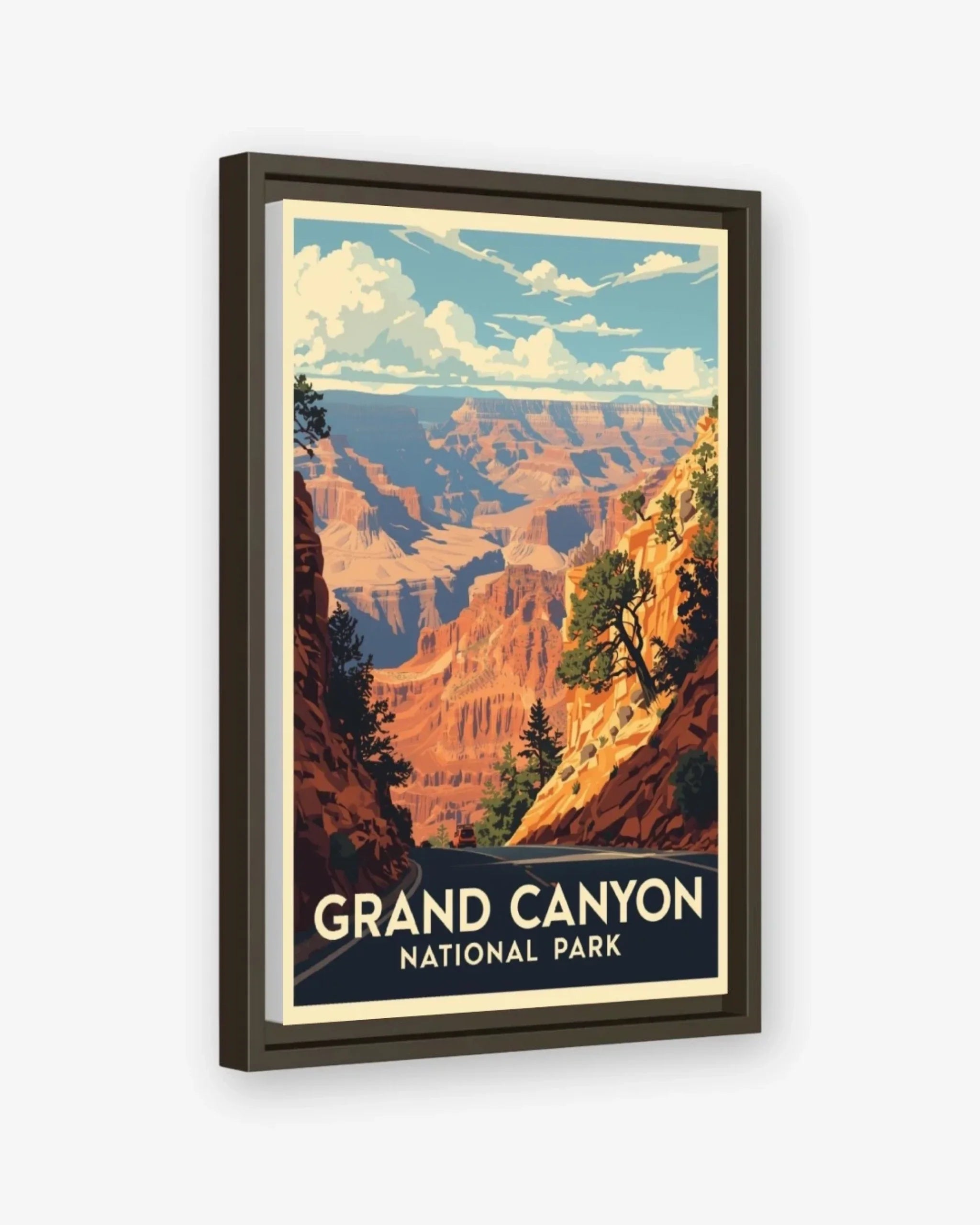 Grand Canyon National Park, USA Canva Espresso Frame Nomad Haus