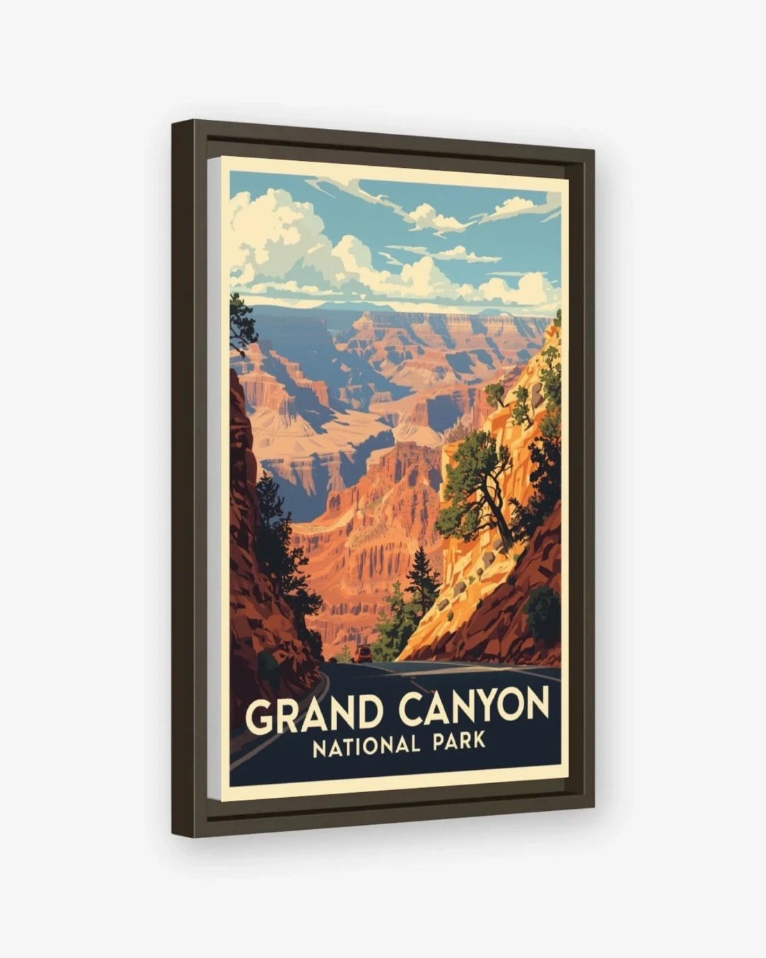 Grand Canyon National Park, USA Canva Espresso Frame Nomad Haus