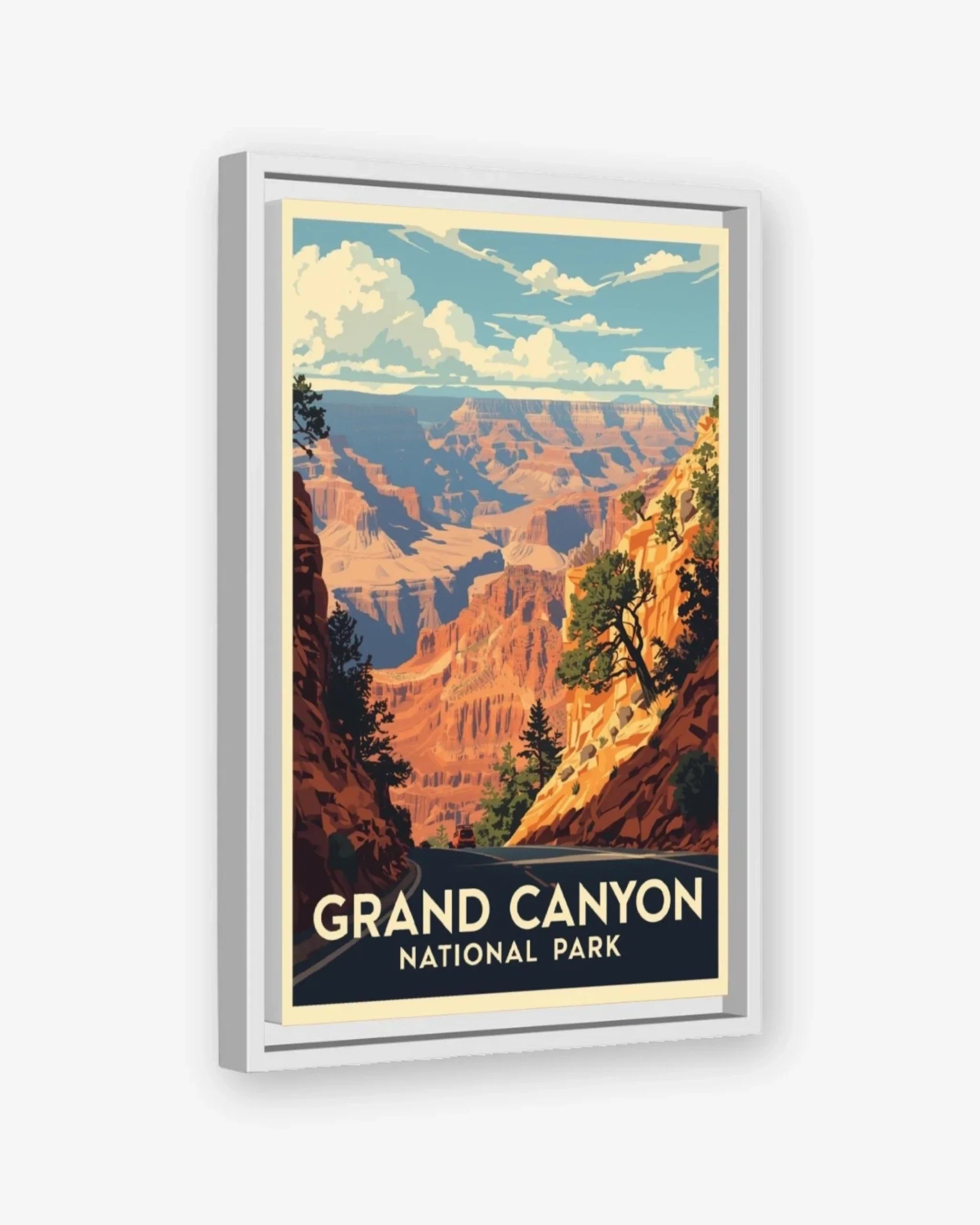 Grand Canyon National Park, USA Canvas White Frame Nomad Haus