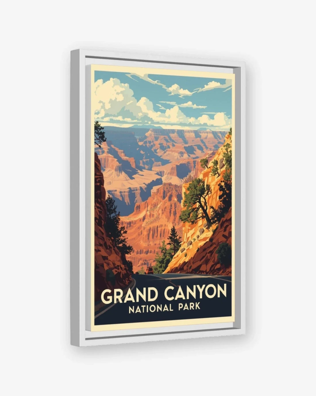 Grand Canyon National Park, USA Canvas White Frame Nomad Haus