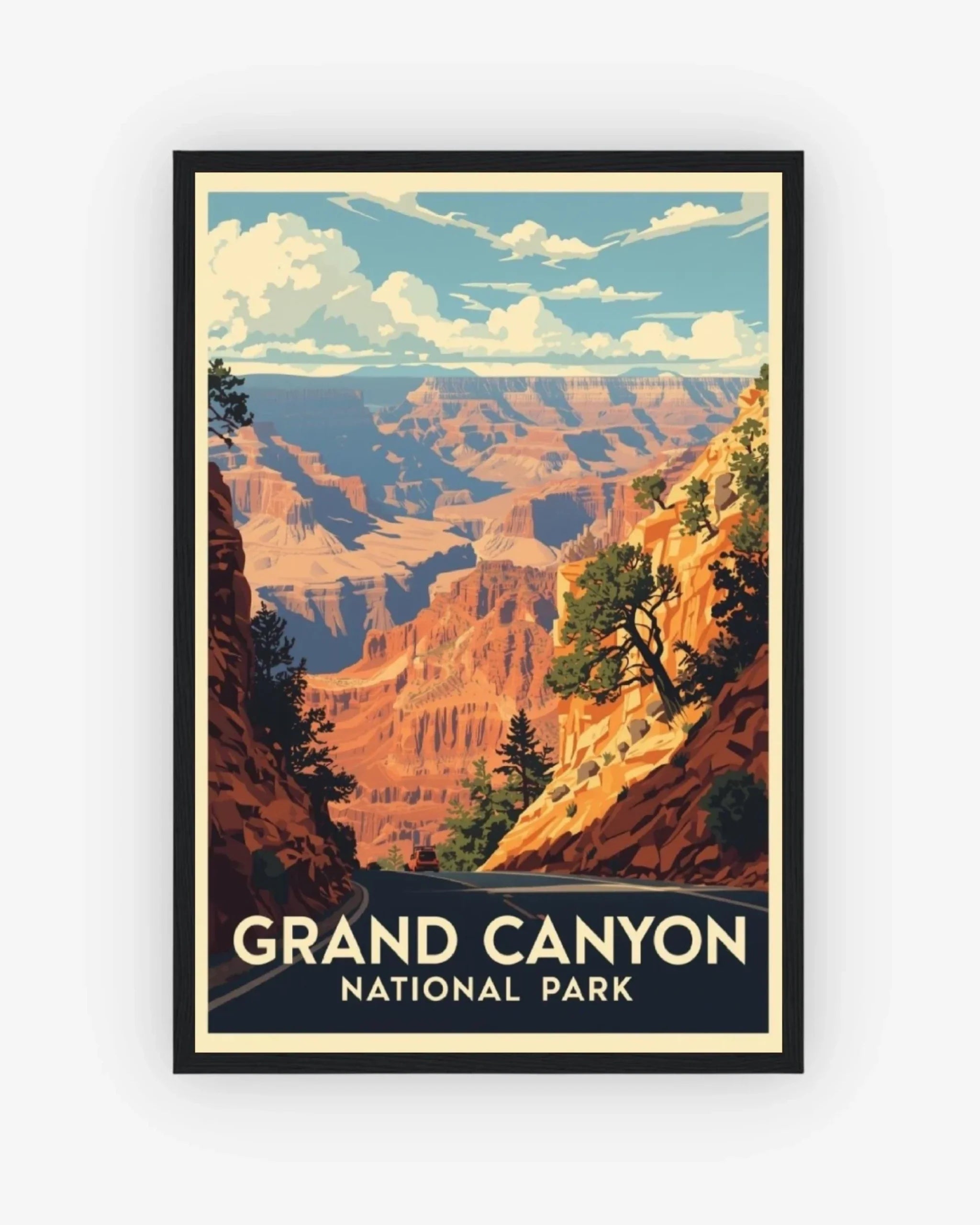 Grand Canyon National Park, USA Poster Black Frame Nomad Haus