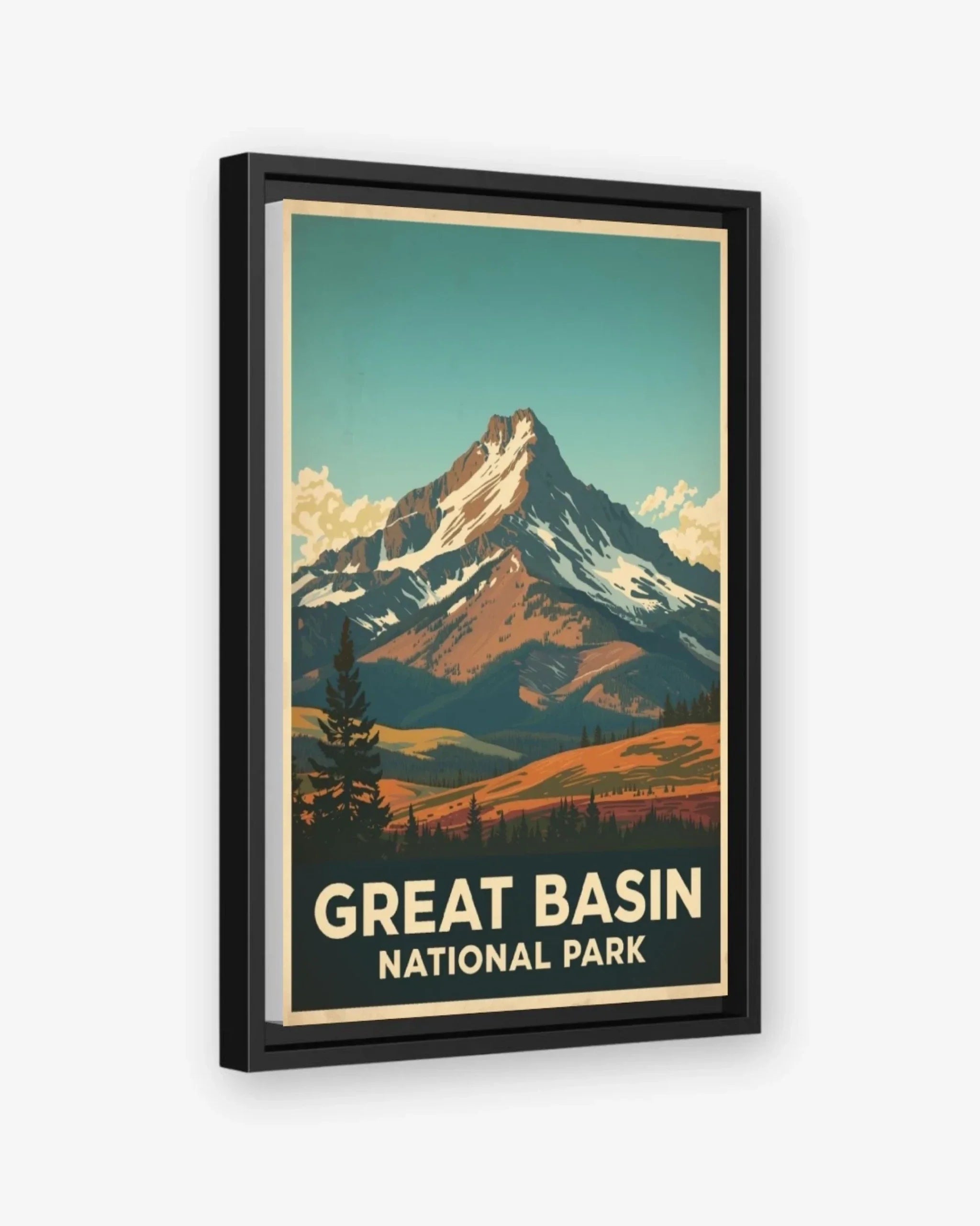 Great Basin National Park, USA Canvas Black Frame Nomad Haus