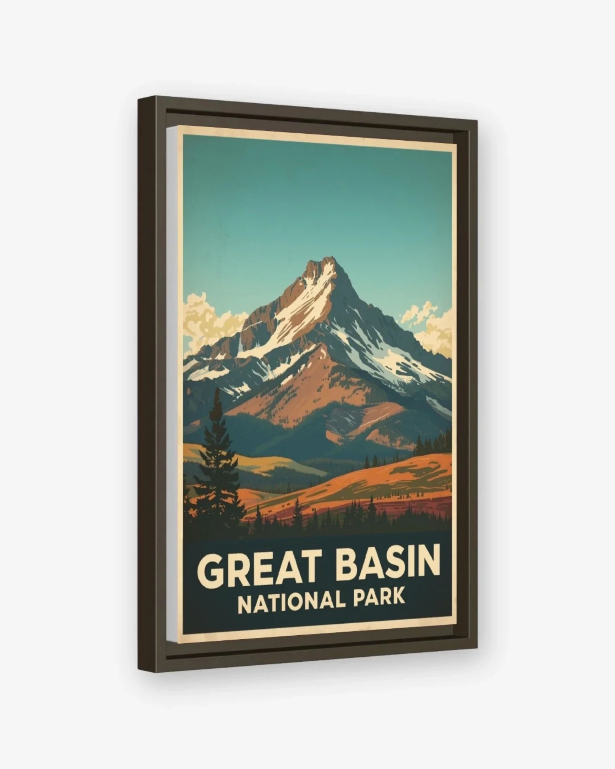 Great Basin National Park, USA Canva Espresso Frame Nomad Haus