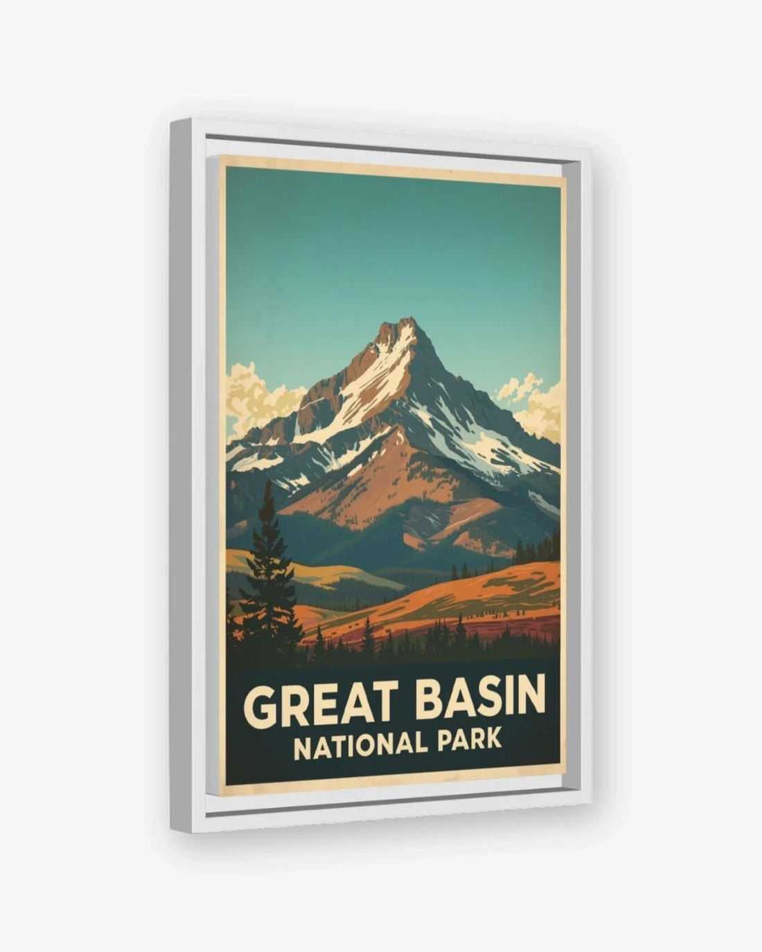 Great Basin National Park, USA Canvas White Frame Nomad Haus
