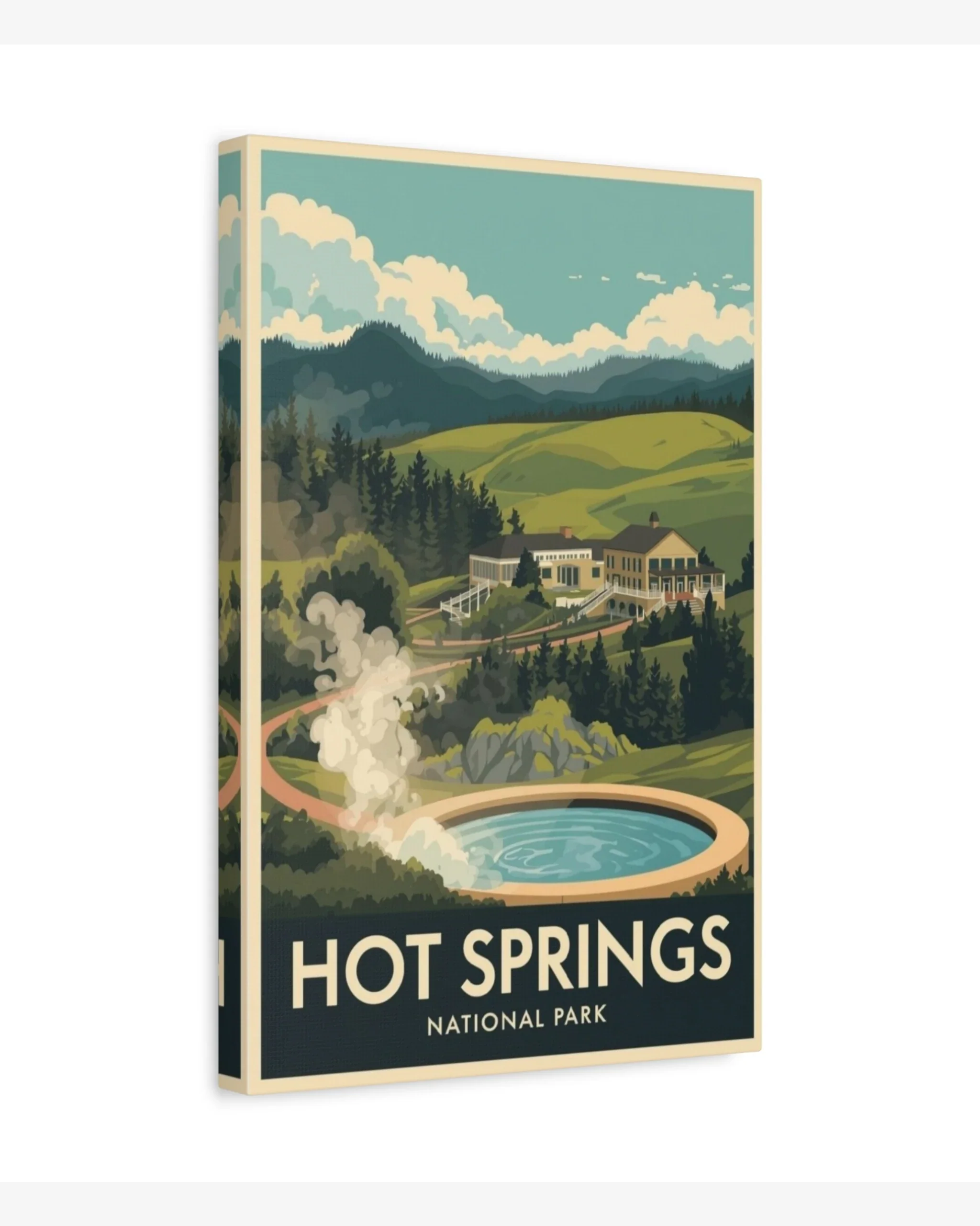 Hot Springs National Park, USA Canvas Nomad Haus