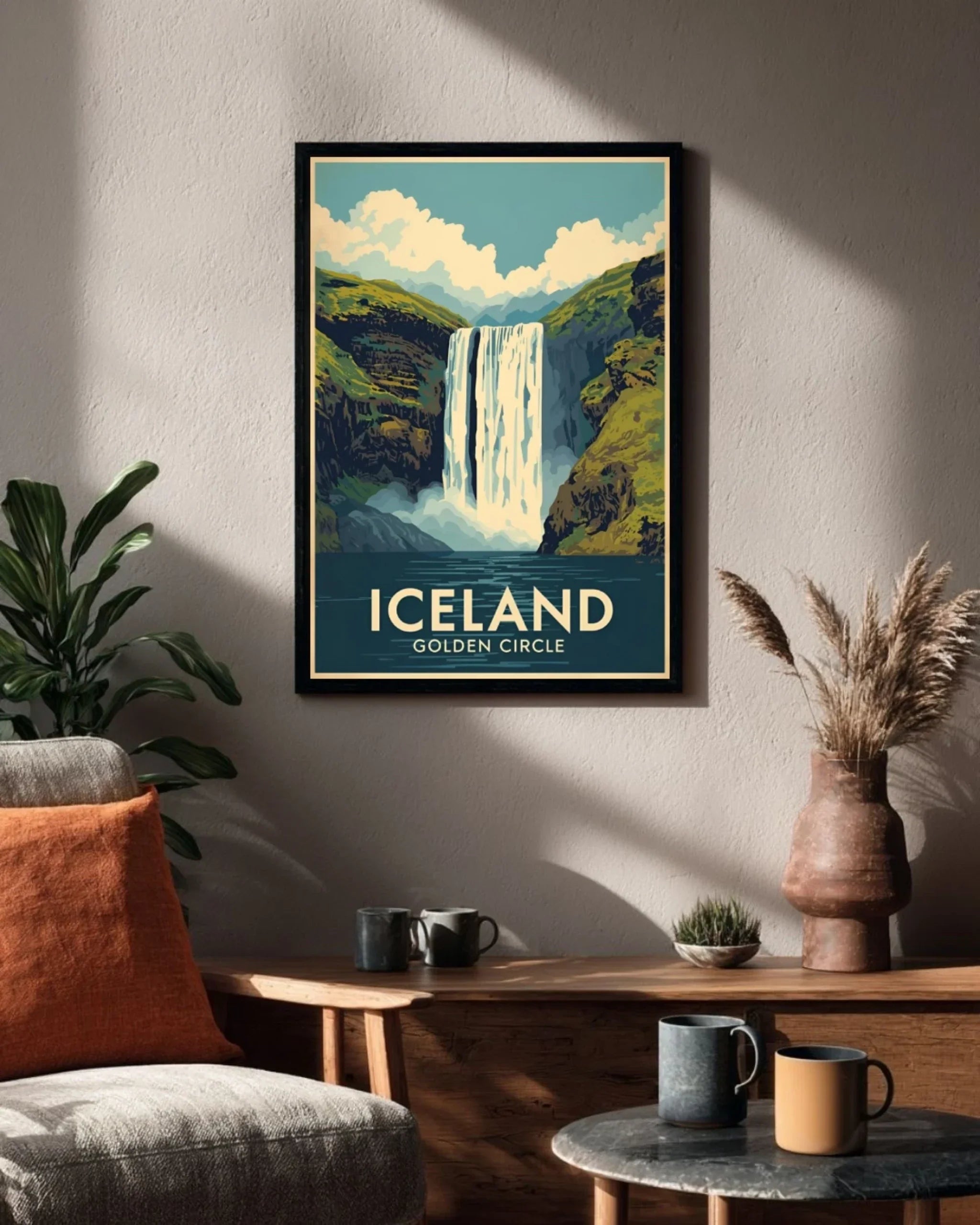 Iceland Skógafoss Waterfall Lifestyle 1