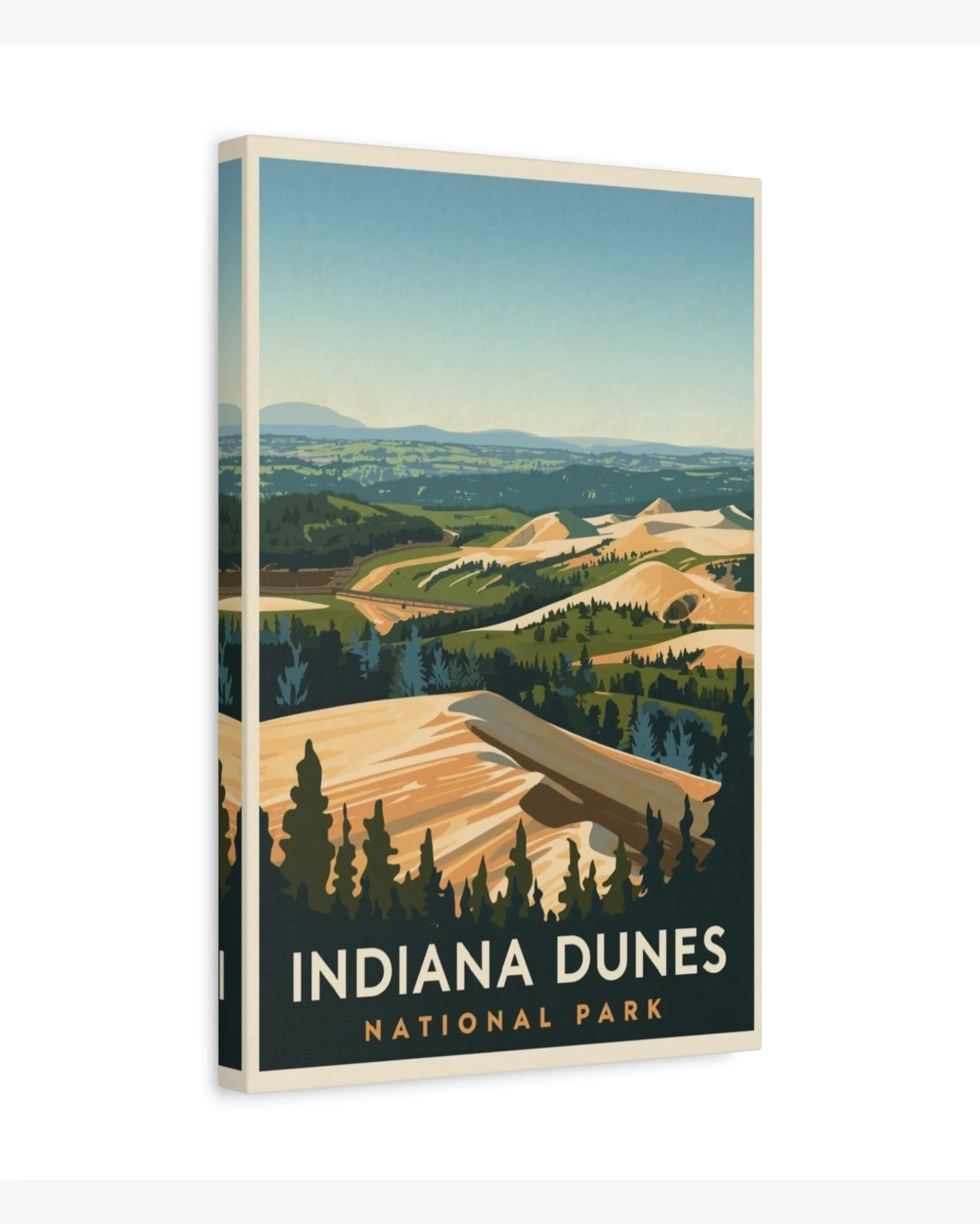 Indiana Dunes National Park, USA Canvas Nomad Haus