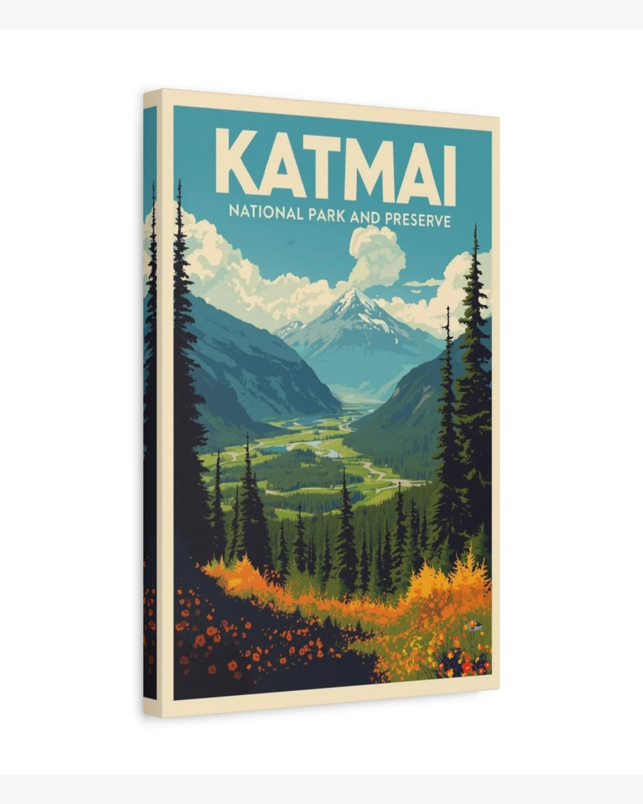 Katmai National Park, USA Canvas Nomad Haus
