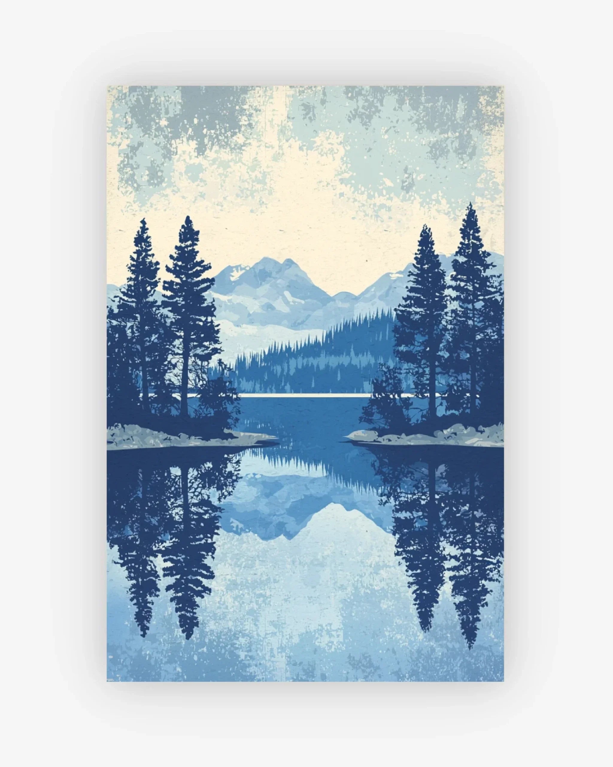 Lake Tahoe Reflections Poster Nomad Haus