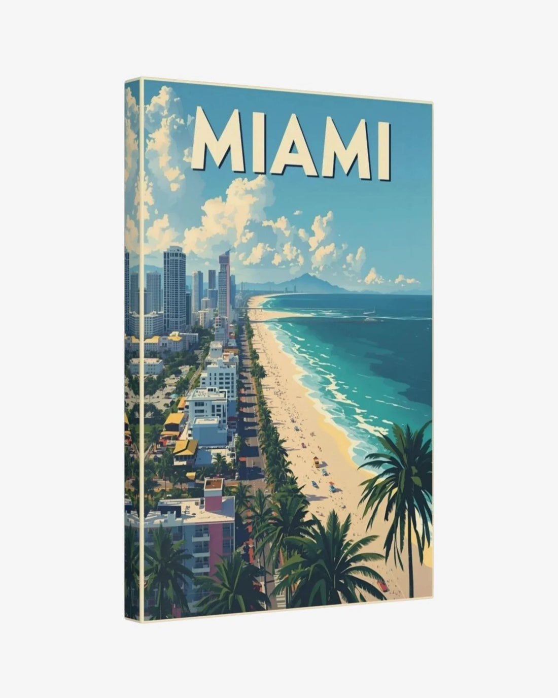 Miami Beachfront, USA Canvas Nomad Haus