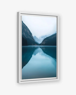 Mirror of Stillness Canvas White Frame Nomad Haus
