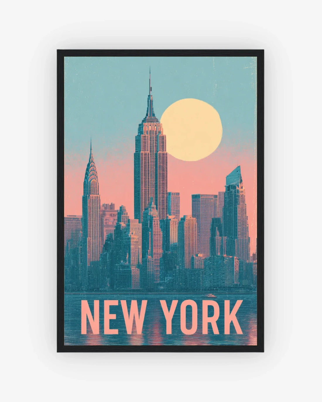 New York, United States Poster Black Frame Nomad Haus