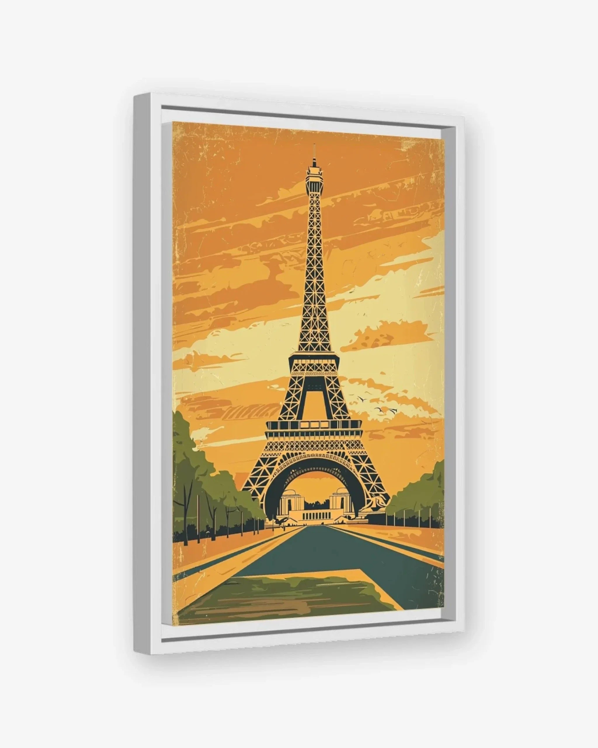 Paris Reverie Canvas White Frame Nomad Haus