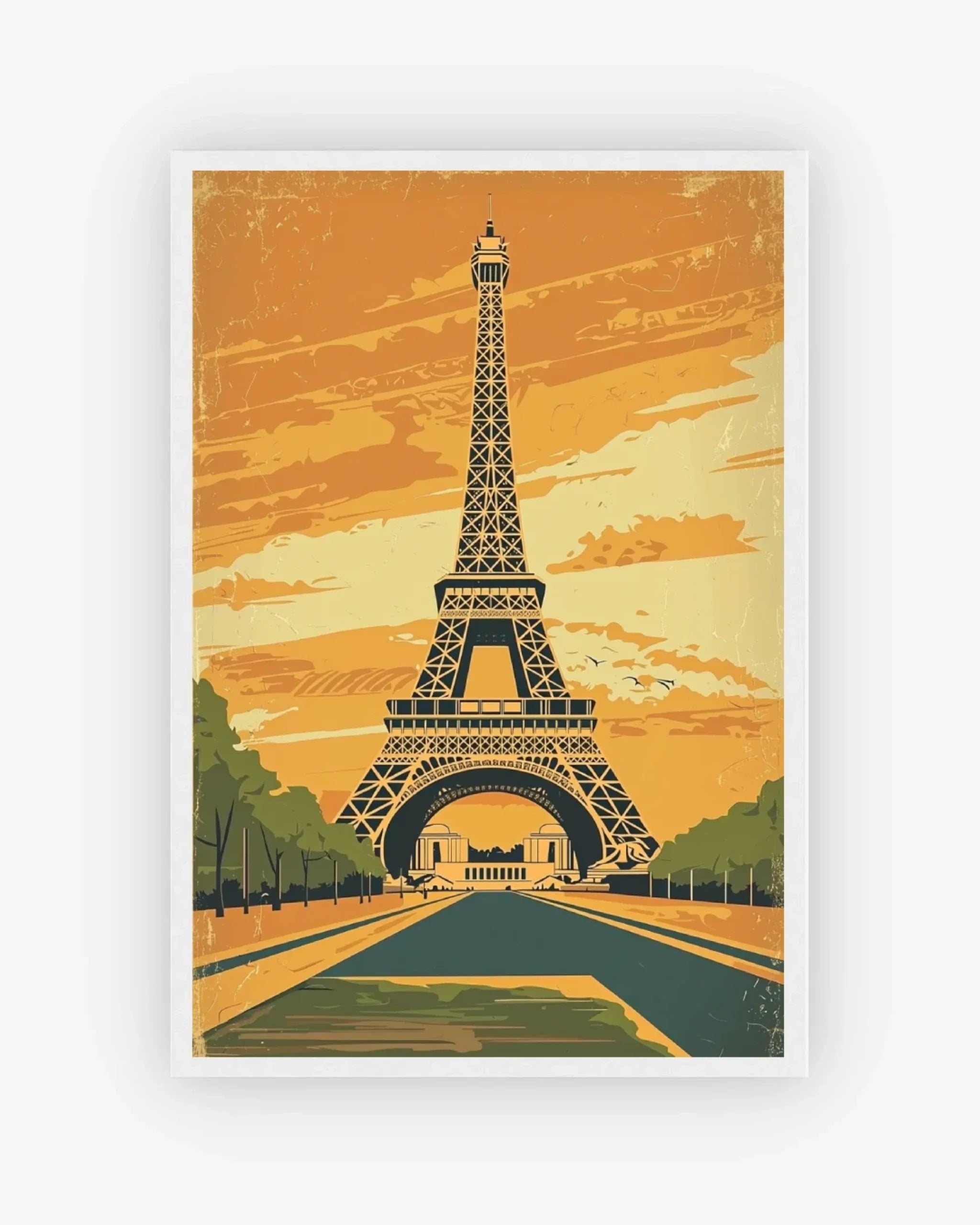 Paris Reverie Poster White Frame Nomad Haus