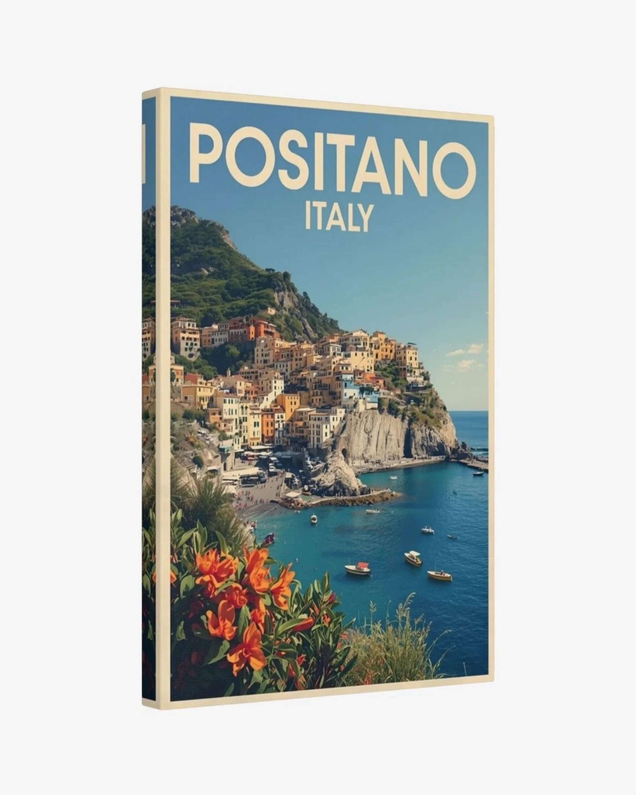 Positano Cliffside, Italy Canvas Nomad Haus