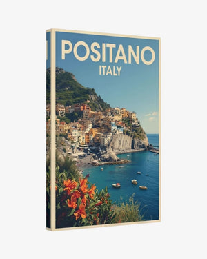 Positano Cliffside, Italy Canvas Nomad Haus