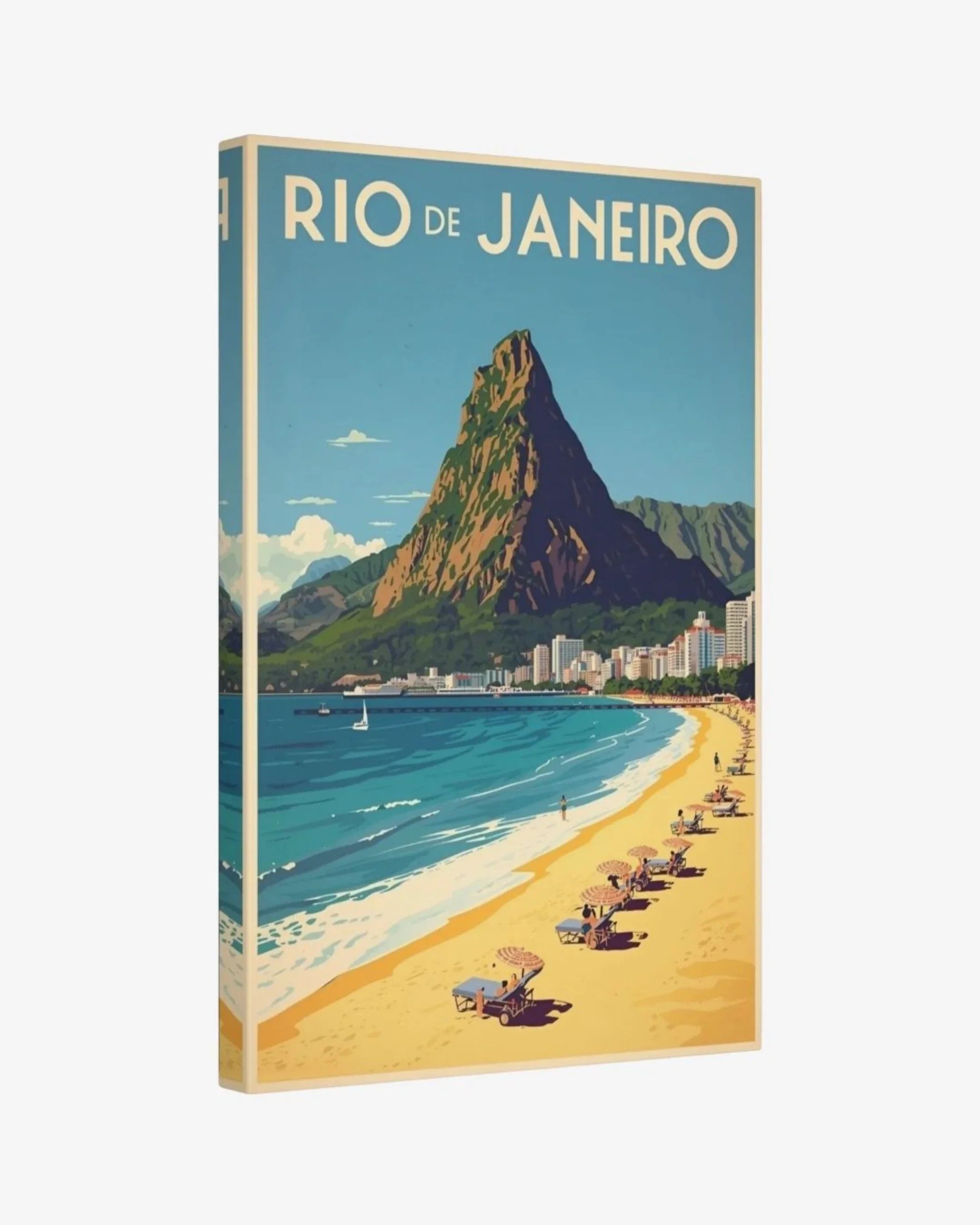 Rio Sugarloaf Beach, Brazil Canvas Nomad Haus